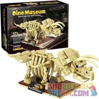 LINOOS LN7001 7001 BỘ XƯƠNG TRICERATOPS bộ đồ chơi xếp lắp ráp ghép mô hình Dino Museum DINO MUSEUM TRICERATOPS Bảo Tàng Khủng Long 173 khối