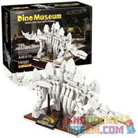 LINOOS LN7002 7002 BỘ XƯƠNG STEGOSAURUS bộ đồ chơi xếp lắp ráp ghép mô hình Dino Museum DINO MUSEUM STEGOSAUR Bảo Tàng Khủng Long 199 khối