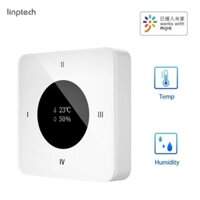 Linptech Công Tắc Không Dây Thông Minh KS1 Pro Màn Hình Kính Cảm Biến Độ Ẩm Nhiệt Độ Liên Kết Thông Minh Không Dây Hoạt Động Với Mijia APP