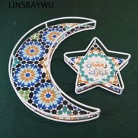 Linsbaywu 2 Đĩa Bánh Ngọt Ăn Nhẹ Trang Trí Bàn Hộp Quà Tặng Bữa Tối