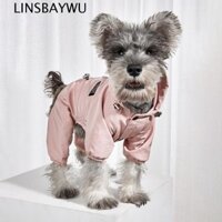 Linsbaywu Áo khoác mưa cho chó thoáng khí Áo khoác lông chó mềm Chihuahua