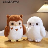 Linsbaywu Búp Bê Cú Tuyết Đồ Chơi Sang Trọng Lông Tơ Dễ Thương Trang Trí Nhà