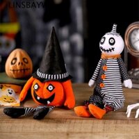 Linsbaywu Búp bê ma quái sang trọng Vải trang trí Trẻ em Quà tặng Lễ hội ma