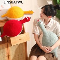 Linsbaywu Búp bê nhồi bông rắn Kawaii Trang trí xe dễ thương