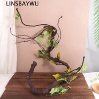 Linsbaywu Cây nho rừng bằng nhựa Nhánh tắc kè trang trí có thể uốn cong