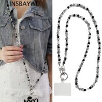 Linsbaywu Dây đeo cổ điện thoại Mặt dây chuyền móc khóa đa năng phong cách dài