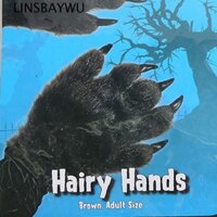 Linsbaywu Halloween Người Sói Găng Tay Sói Móng Vuốt Prank Đồ Chơi Cosplay