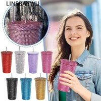 LINSBAYWU Linsbaywu Cốc cà phê long lanh cách nhiệt Du lịch bền bỉ