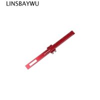 Linsbaywu Thước bỏ túi chính xác W / Slide Stop Dụng cụ đo lường Scriber đa chức năng