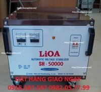 LIOA 50KVA|ỔN ÁP LIOA SH 50000| ỔN ÁP LIOA 50KW 1 PHA DẢI 150V-250V