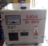 LIOA SH 500II, ỔN ÁP LIOA 0,5KVA ĐỜI MỚI NHẤT DÂY ĐỒNG XỊN