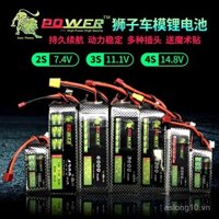 Lion 2S 3S 4S 7.4V 11.1V Pin Lithium Xe Đua Điện Điều Khiển Từ Xa 4WD Off-Road Bigfoot Short Course Drift