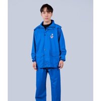 LION - Áo Mưa 1 Lớp Cao Cấp Xuất Khẩu - Màu Xanh Dương
