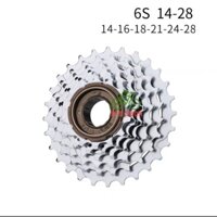 Líp Đề Xe Đạp 6 Tầng Xi  Ren Vặn (TAIWAN)