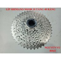 Líp thả 10 tầng Shimano M4100 40 răng hãng Japan