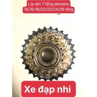 líp vặn 7 tầng shimano                                                 .