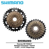 Líp vặn líp 7 xe đạp SHIMANO MF-TZ500 14-28T 14-34T, Líp vặn Shimano 7 tầng - Hàng chính Hãng