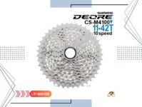 LÍP XE ĐẠP MTB - SHIMANO DEORE CS M4100 / 11-42T - KIỂU THẢ HG (10 TỐC ĐỘ)