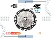 LÍP XE ĐẠP MTB - SHIMANO DEORE XT CS M8100 / 10-51T - KIỂU THẢ MS (12 TỐC ĐỘ)