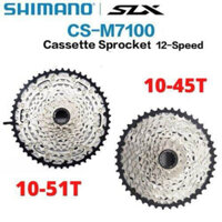 Líp xe đạp Shimano SLX CS M7100 12 Speed MTB 10T-51T 10T-45T phù hợp cho xe sử dụng cối lóp Micro Spline