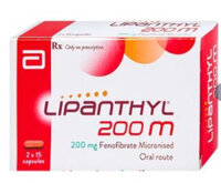 Lipanthyl 200mg Abbott bổ sung chế độ ăn kiêng trong điều trị tăng triglyceride (2 vỉ x 15 viên)