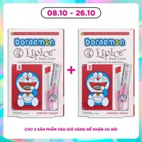 Lipice Son Dưỡng Có Màu Doraemon Lipice Sheer Colour Dorayaki 2.4g .#03 Rosary Hồng Cam