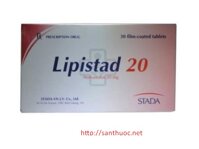 Lipistad 20mg - Thuốc giúp hạ mỡ máu hiệu quả