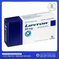 Lipitor 20mg trị rối loạn mỡ máu (3 vỉ x 10 viên)