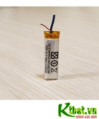 Lipo 511140-210mAh, Pin sạc 3.7v Lipolymer 511140 với 210mAh (5.1mmx11mmx40mm) /có sẳn mạch sạc
