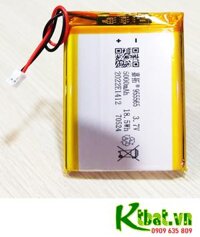 Lipo 955565, Pin sạc 3.7v Lipolymer 955565 (5000mAh, 9.5mmx55mmx65mm) /Đã gắn sẳn mạch sạc
