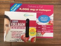 Liquid collagen easy- to-take drink mix