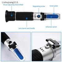 Lis 0-32% Brix đường rượu bia trái cây quy mô khúc xạ mét bộ công cụ kiểm tra HUJ