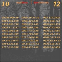 Lis 10. Sim mobifone số đẹp, đầu 07 đuôi phát lộc ,số rẻ đẹp, dễ nhớ,đăng ký các gói cước siêu ưu đãi.