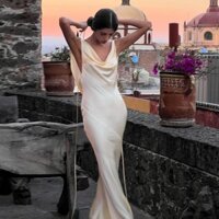 LISCN Sáng Bóng Đầm Maxi Nữ Băng Rời Vestido Clubwear Attirewear