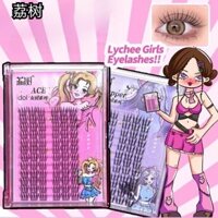 Lishu Cô Gái Nhóm Thần Tượng Series Cụm Lông Mi Gói Lông Mi Giả Lông Mi Manga Lông Mi Chồn Mỹ Phẩm Hàn Quốc