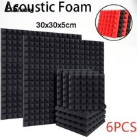 Lishuang 6 Tấm ốp tường âm thanh, Tấm xốp cách âm bảo vệ nêm, Dải niêm phong Gạch xốp cách nhiệt Tấm cách âm Tấm tường phòng thu ghi âm KTV