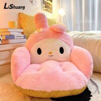 Lishuang San rio Đệm Hoạt Hình, Kuromi Cinnamoroll Sang Trọng Nửa Quanh Tựa Lưng, Đệm Ghế Giữ Nhiệt Chống Trơn Trượt Kích Thước Lớn Ký Túc Xá
