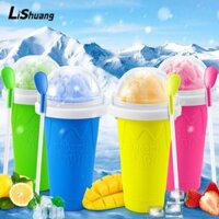 Lishuang Slushy Maker Cup, Cốc làm mịn Silicon + TPU 300ml, Cốc làm mát mùa hè đông lạnh nhanh bền bỉ cho trẻ em Quà tặng