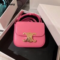 Lishuang Túi Xách Phong Cách Hàn Quốc Nhỏ Thời Trang Vuông Chữ C Thanh Lịch Retro Nữ Túi Tai Nghe