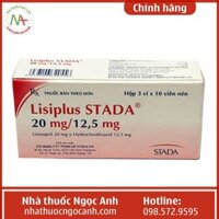 Lisiplus Stada 20 mg/12,5mg
