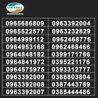 List VT111 Sim số đẹp Viettel đầu số ấn tượng - hợp phong thủy - uy tín chất lượng - giá rẻ