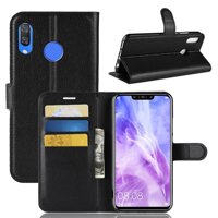 Litchi Texture Wallet Stand Leather Protection Case for Huawei nova 3i / P Smart+