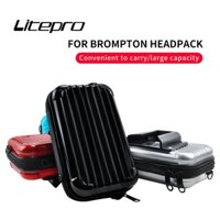 Litepro Mini 7inch Pig Nose Bag With Connector Lovely Rack Hard Shell Key Mobile Phone Front Bag Basket For Dahon 3sixty Pike