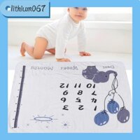 Lithium067 Bé Sơ Sinh Tăng Trưởng Hàng Tháng Ảnh Cột Mốc Chăn Đạo Cụ Chụp Ảnh Trang Trí Quà Tặng