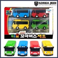 ★Little Bus Tayo★ Bạn đặc biệt Mini Size Bus 4 Pcs (Tayo + Rogi + Gani + Rani) Bộ đồ chơi xe hơi dành cho trẻ nhỏ /phục dụng với Tayo (Cáp điều khiển, đậu xe, đường ray, trường,...) Chơi đồ chơi