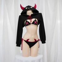 Little Devil Lingerie Bộ Dây đeo gợi cảm RPG