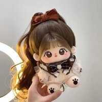 🔥Little Halo 20cm Bé Gái Búp Bê Humanoid Búp Bê Cô Gái Không Búp Bê Giá Rẻ Dễ Thương Dễ Thương Người Nổi Tiếng Quần Áo Bé MHWW + 1MH