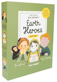 Little People, BIG DREAMS Earth Heroes  3 books from the best-selling series Jane Goodall - Greta Thunberg - David Attenborough
