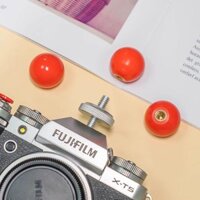Little Red Ball Camera Hot Shoe Cover Thích Hợp Cho Fuji Sony Canon Nikon SLR Micro Đơn Sáng Tạo Retro Phụ Kiện