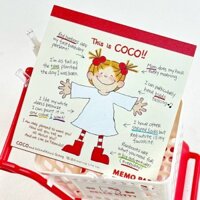 Little Red Book Hoạt Hình Dễ Thương coco Note Color Trang Bên Trong Giấy Dán Note Plan ins Note Pad 2.27